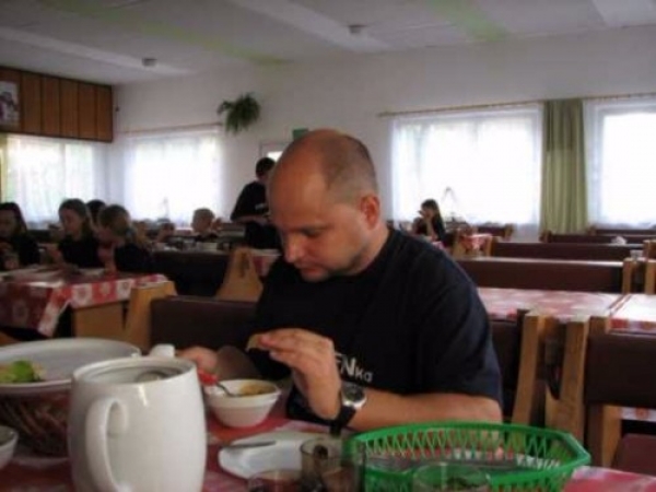 Wspaniałe chociaż gorące jedzenie 